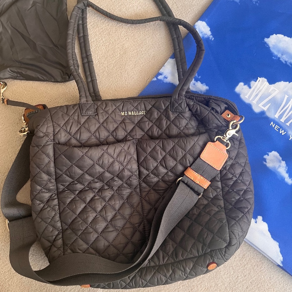MZ Wallace Small Metro Quatro Quilted Nylon Tote